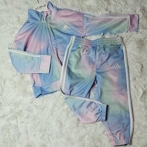 Adidas Kids Multicolor Tie-Dye Jogger Set